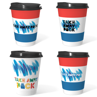 Found some “Jazz” design custom paper cups from the 90’s at TakeawayPack