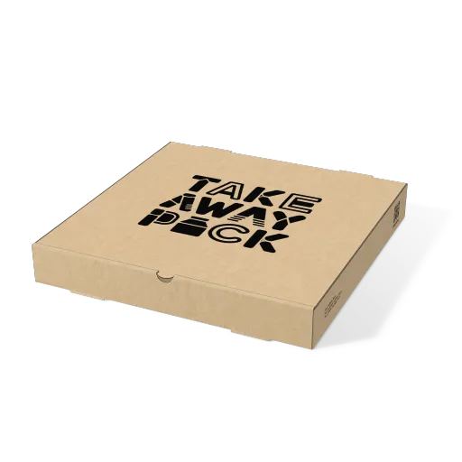 Custom Kraft Corrugated Pizza Box